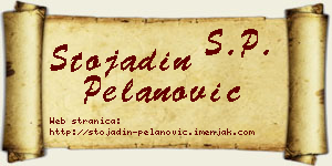 Stojadin Pelanović vizit kartica